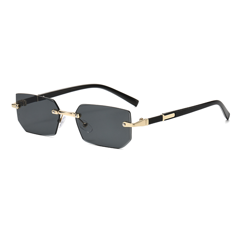 Trendy Rimless Sunglasses Wome - مراجعة Street Fashion Glasses وسعره