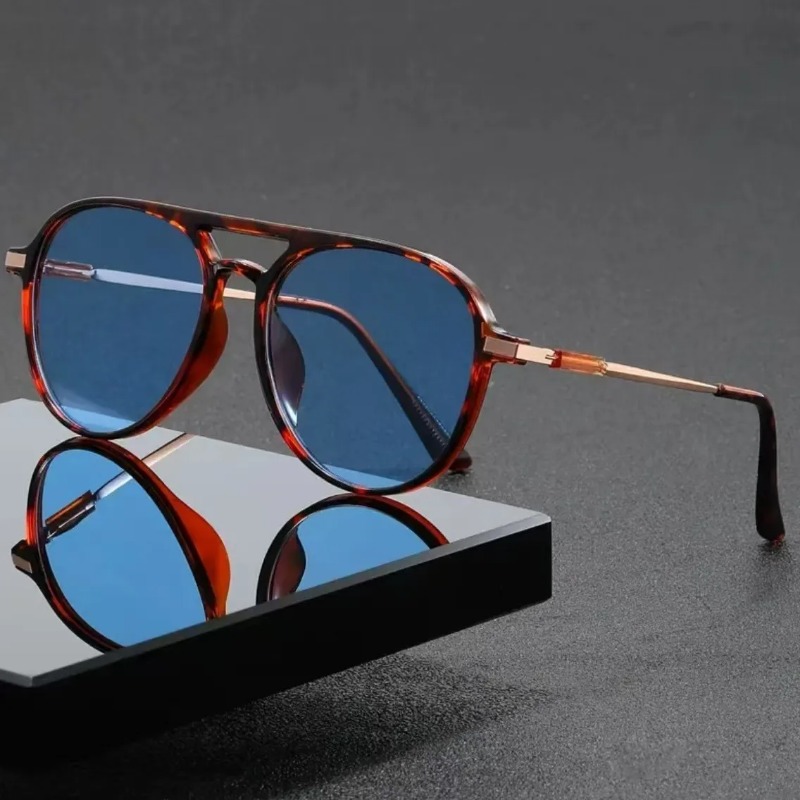 1pcs Vintage Pilot Sunglasses  - مراجعة Street Fashion Glasses وسعره