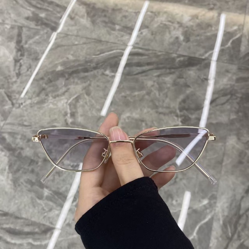 Fashionable Rhombus-Shaped Met - مراجعة Street Fashion Glasses وسعره