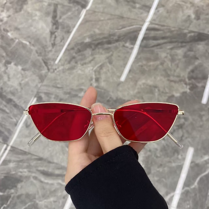 Fashionable Rhombus-Shaped Met - مراجعة Street Fashion Glasses وسعره