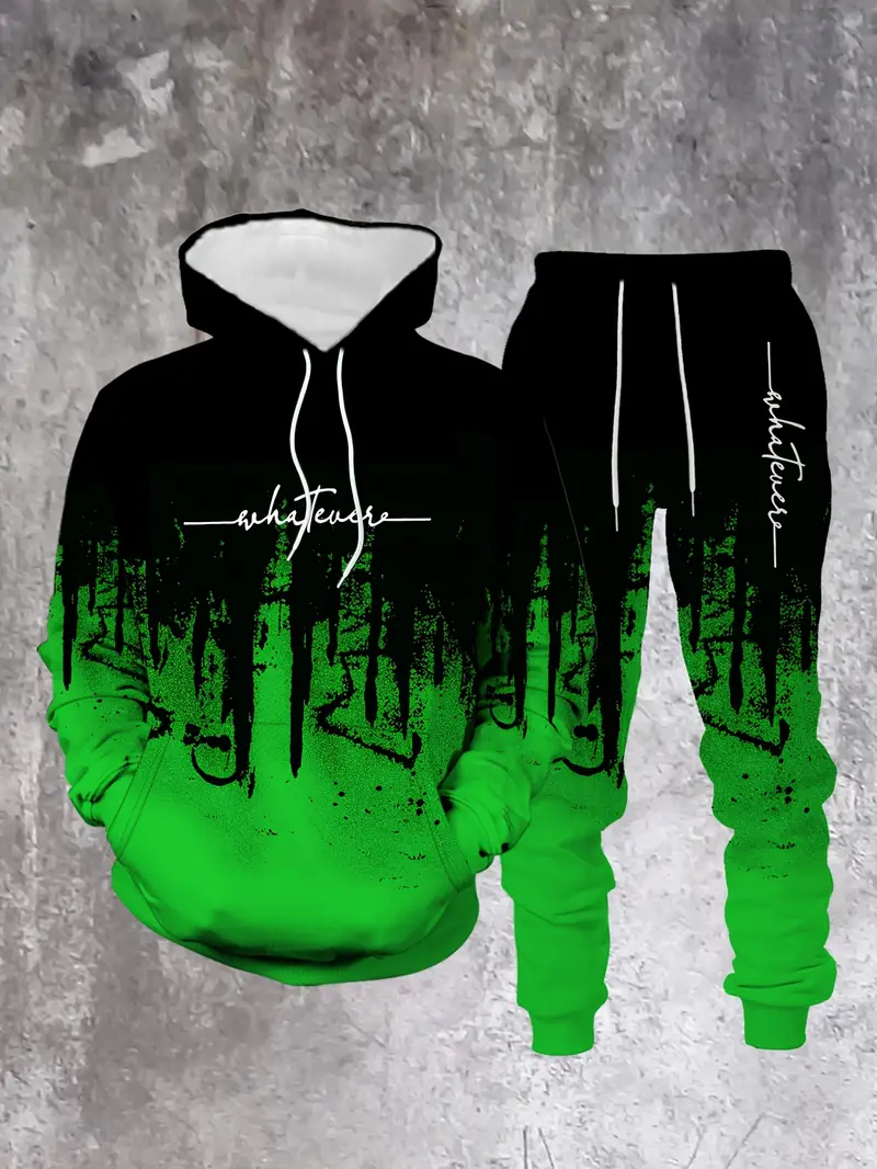 Gradient Color Paris Tracksuit - مراجعة Street Fashion In Paris وسعره