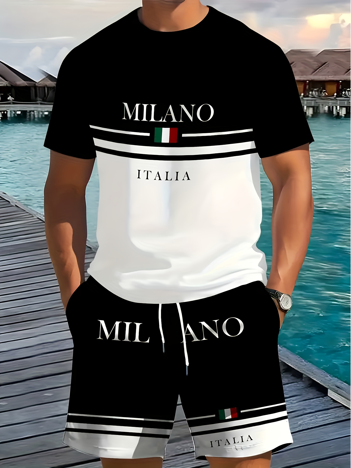2026 Summer New Men's Short-Sl - مراجعة Street Fashion For 2026 وسعره