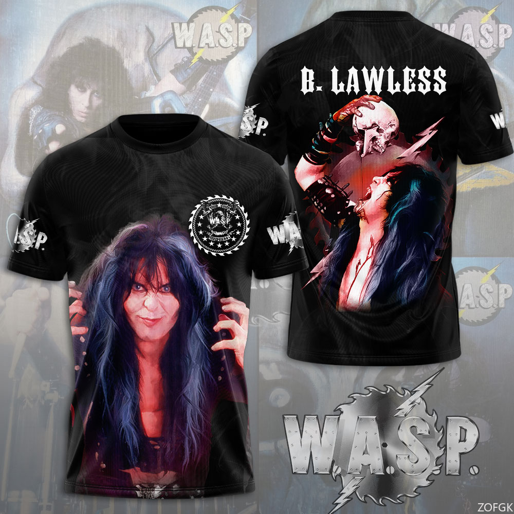 W.A.S.P Rock 3D Printing T-shi - مراجعة Street Fashion Art وسعره