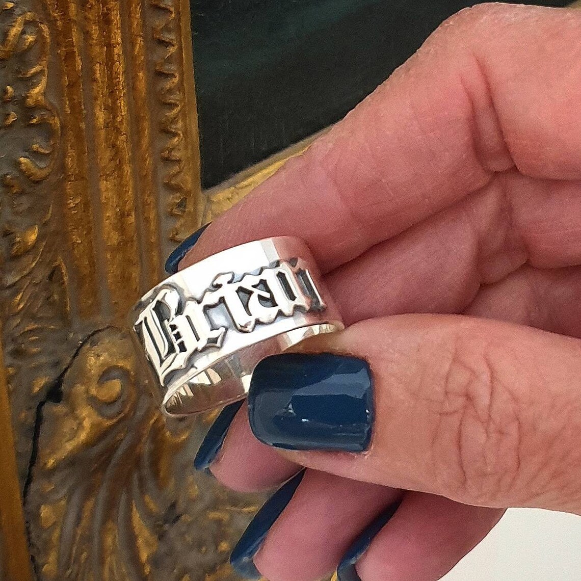 12MM Men' Gothic Rings Persona - مراجعة Street Fashion Rings وسعره