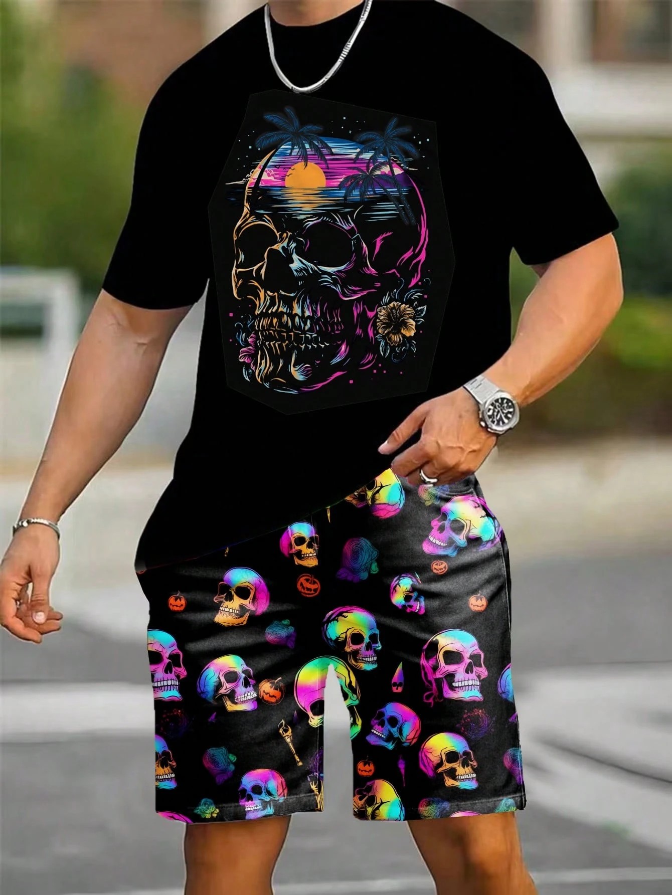 2026 Summer New Men's Short-Sl - مراجعة Street Fashion For 2026 وسعره