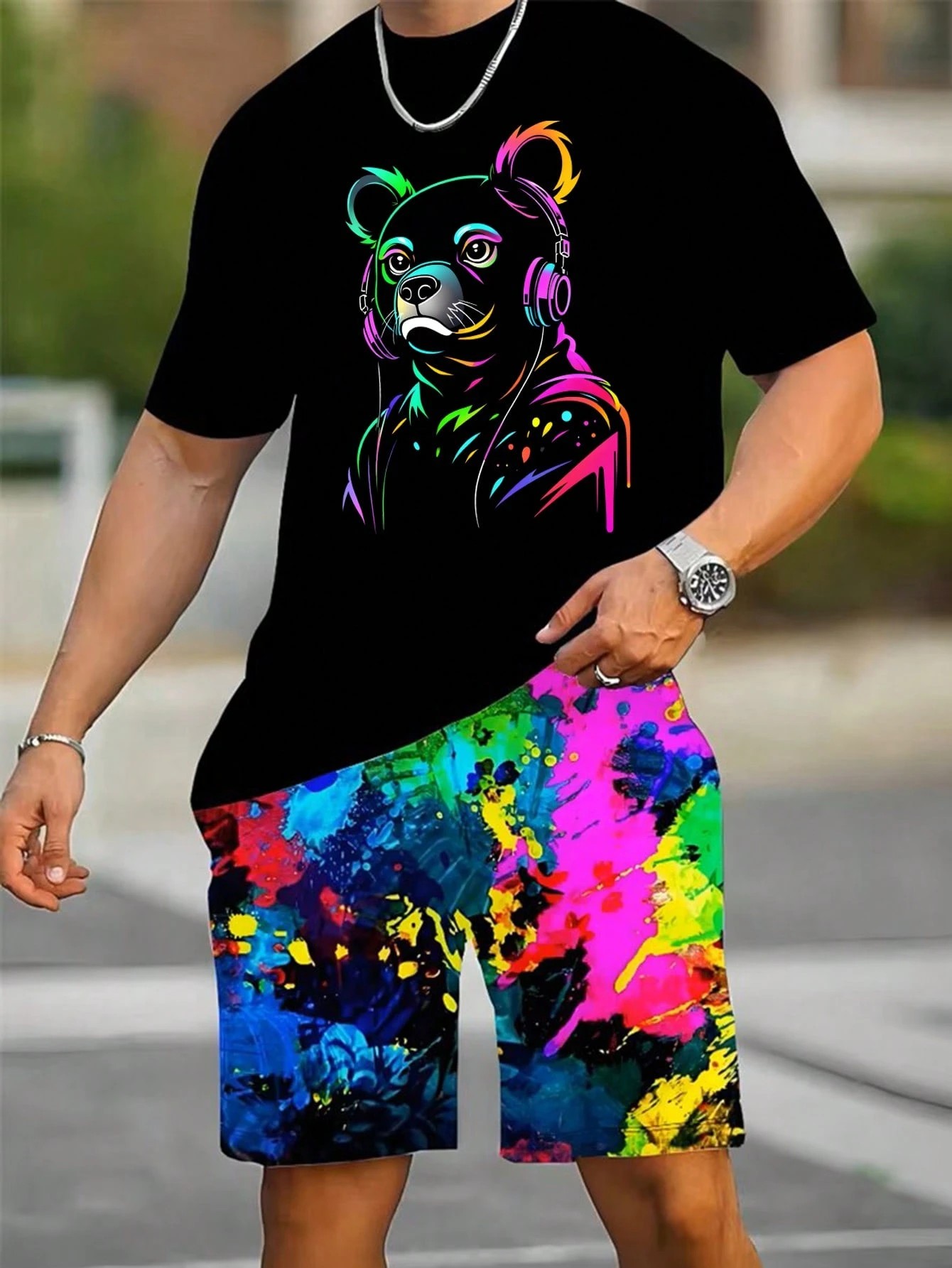 2026 Summer New Men's Short-Sl - مراجعة Street Fashion For 2026 وسعره