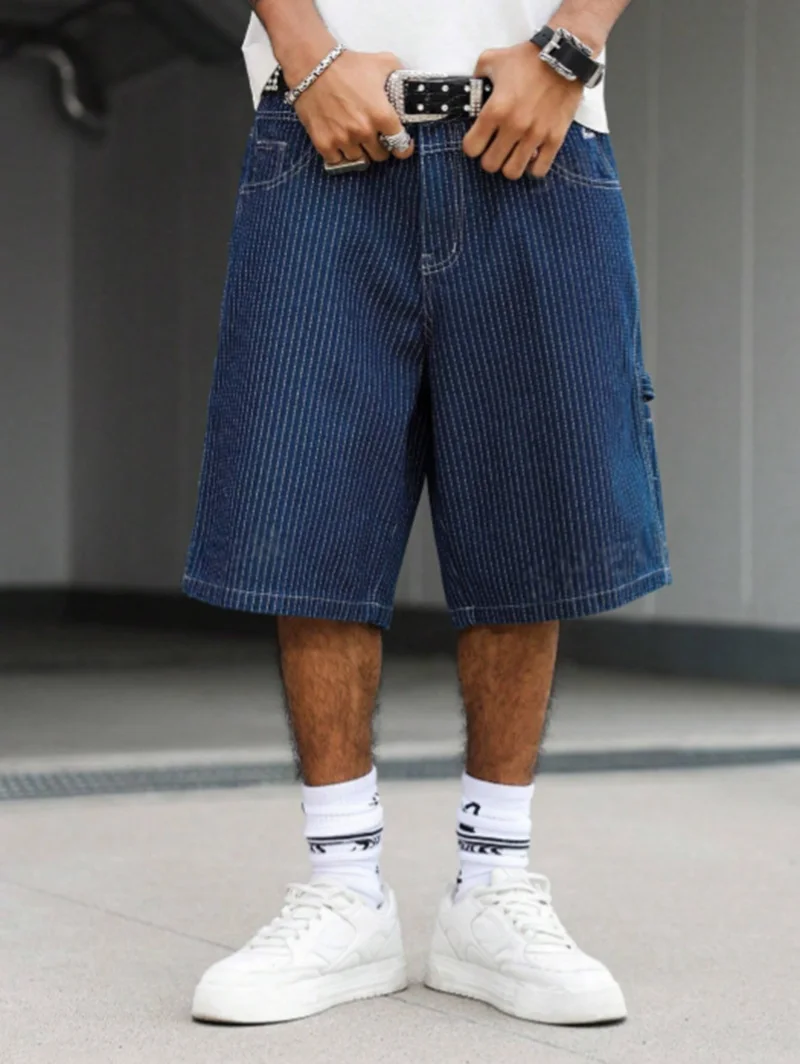 Vintage Hickory Stripe Baggy D - مراجعة Street Fashion Art وسعره