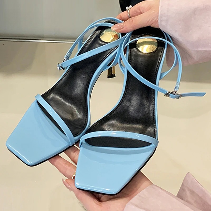 Luxury Metal Thin High Heels W - مراجعة Street Fashion Luxury وسعره