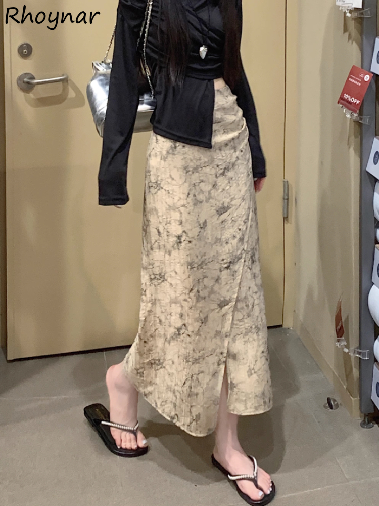 Print Skirts Women Vintage Sum - مراجعة Street Fashion In Chinese وسعره
