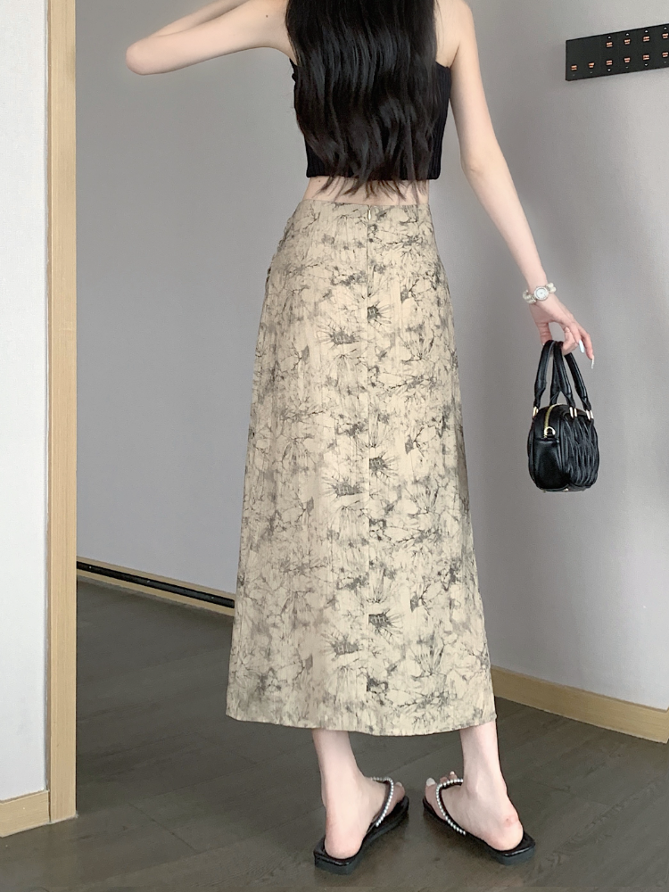 Print Skirts Women Vintage Sum - مراجعة Street Fashion In Chinese وسعره