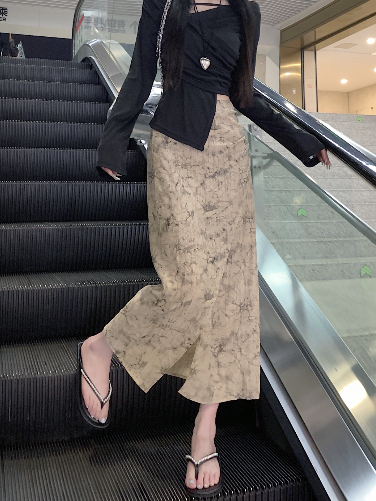 Print Skirts Women Vintage Sum - مراجعة Street Fashion In Chinese وسعره