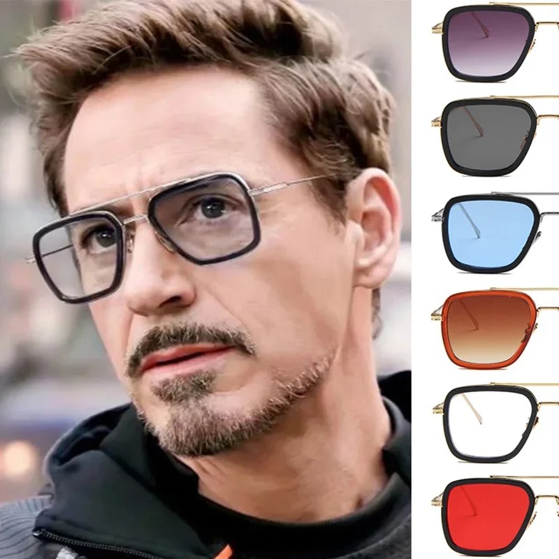 Steam Punk Tony Stark Sunglass - مراجعة Street Fashion Glasses وسعره