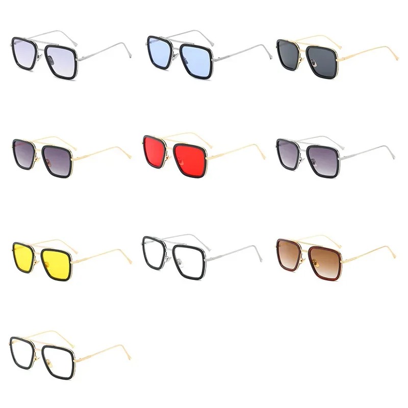 Steam Punk Tony Stark Sunglass - مراجعة Street Fashion Glasses وسعره