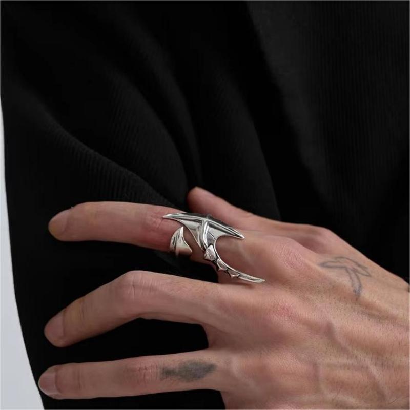 Cyberpunk Alien Irregular Ring - مراجعة Street Fashion Rings وسعره