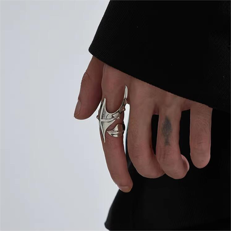 Cyberpunk Alien Irregular Ring - مراجعة Street Fashion Rings وسعره